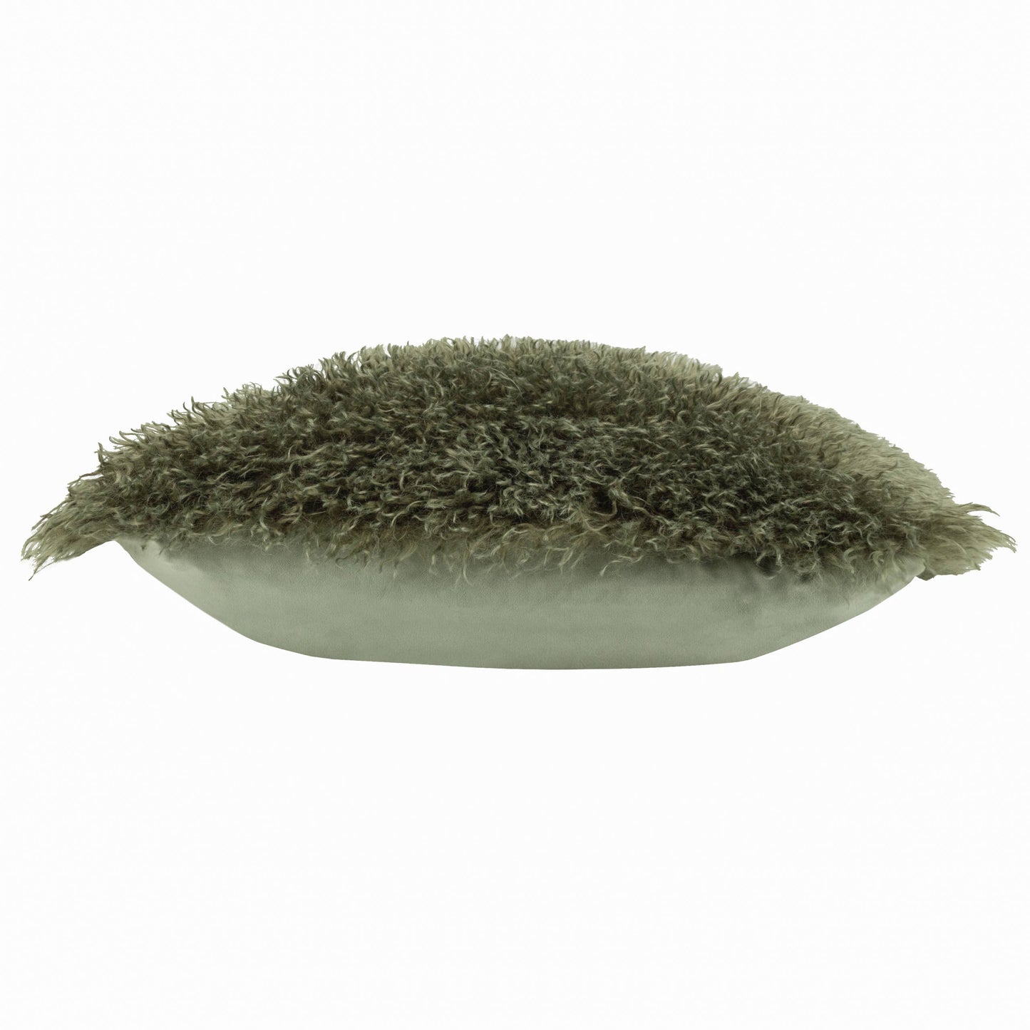 Rowan Faux Fur Cushion Khaki