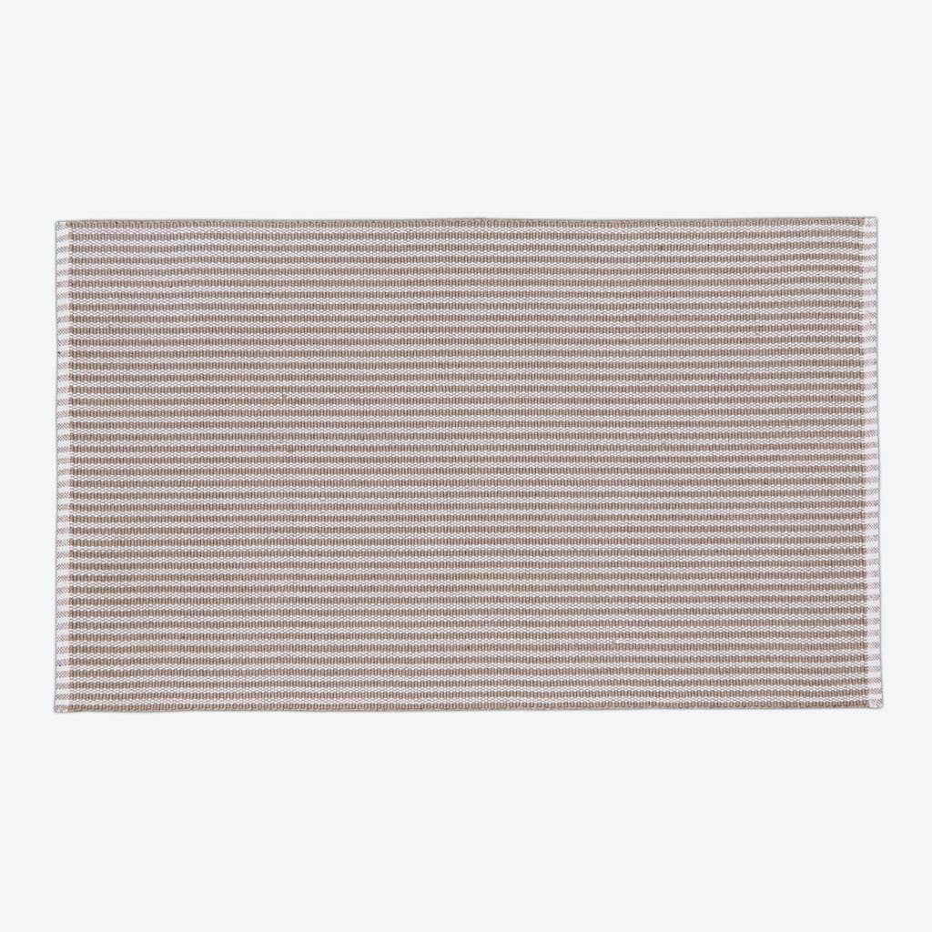 Polperro Stripe Chinchilla Rug