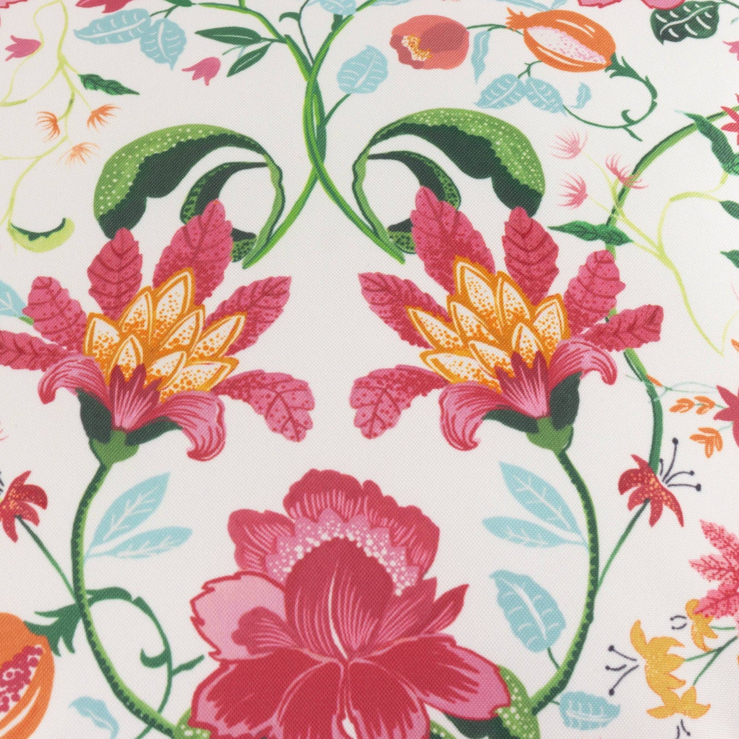 Floral Outdoor Cushion pink, Candy Red