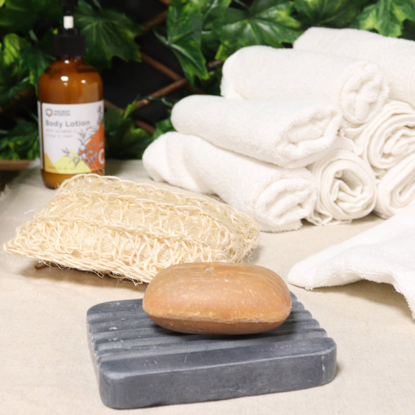 Grey Soapstone - Soap Dish