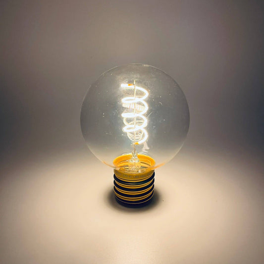Cordless Light Bulb USB Table Lamp | Spiral Filament Lightbulb