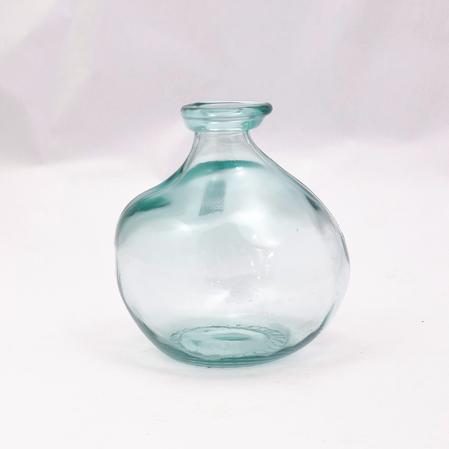 Blown Glass Vase in ochre