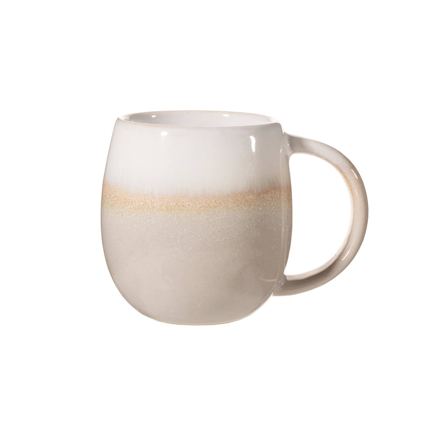 Dip Glazed Ombre Pink Grey Mug